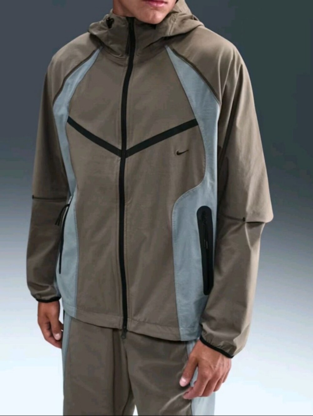 Nike Tech Men's Dri-FIT Woven Windrunner Loose Jacket IH8461-289 L DSWT